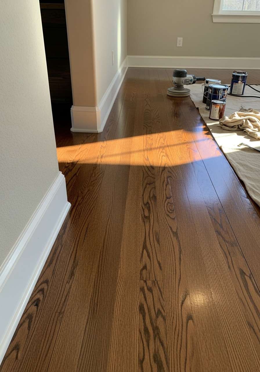 Craftsperson performing quality work on a Plano-area property with contemporary home design.